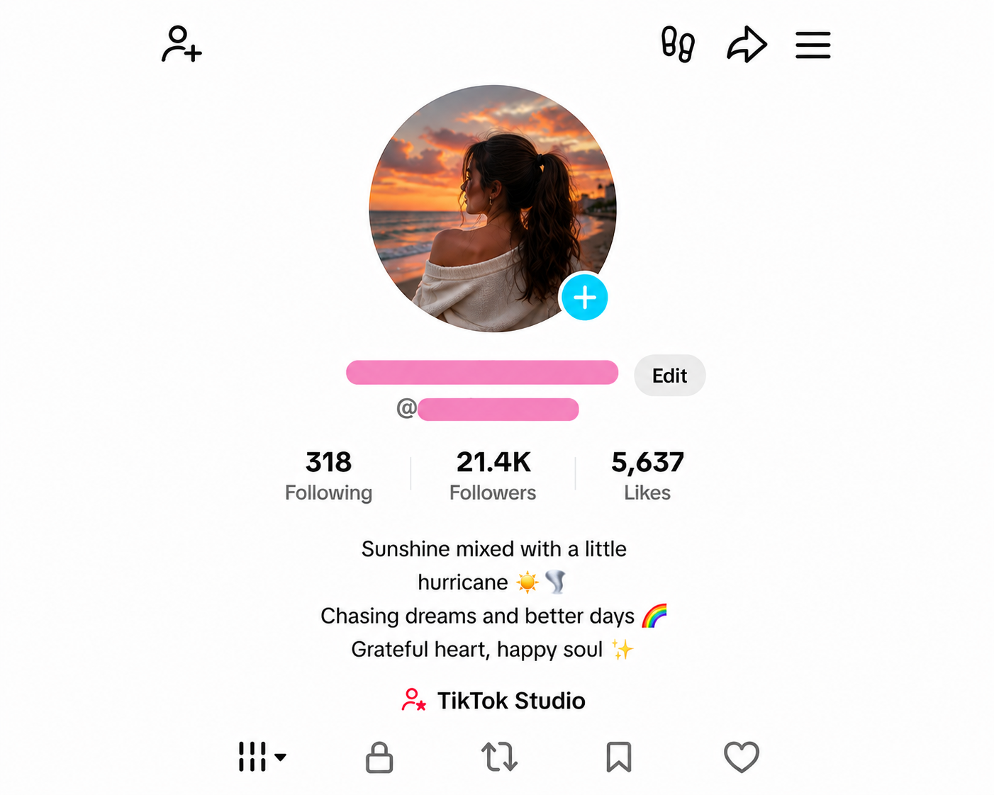 TIKTOK ACCOUNT